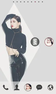 miss A SUZY launcher theme android App screenshot 0