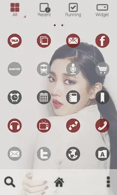 miss A SUZY launcher theme android App screenshot 3