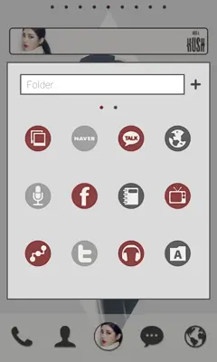 miss A SUZY launcher theme android App screenshot 4