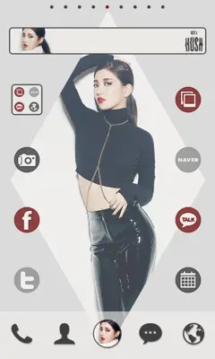 miss A SUZY launcher theme android App screenshot 5